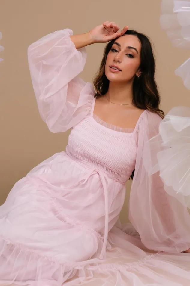 Baltic Born Maxi Dresses Katrina Tulle Maxi Dress Light Rose 8211 Women Baltic Born Maxi Dresses Katrina Tulle Maxi Dress Light Rose 8211 Women