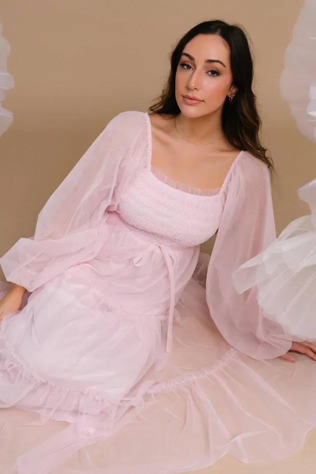 Baltic Born Maxi Dresses Katrina Tulle Maxi Dress Light Rose 8211 Women Baltic Born Maxi Dresses Katrina Tulle Maxi Dress Light Rose 8211 Women
