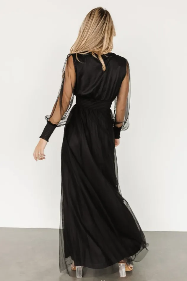 Baltic Born Maxi Dresses Layla Tulle Maxi Dress Black 8211 Women Baltic Born Maxi Dresses Layla Tulle Maxi Dress Black 8211 Women