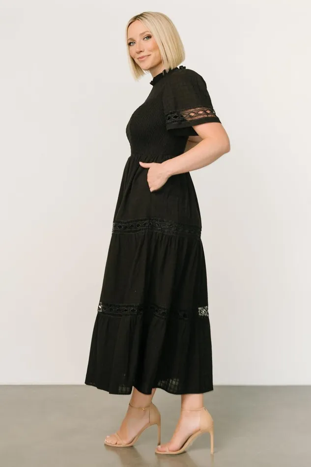 Baltic Born Maxi Dresses Loveland Geo Lace Maxi Dress Black 8211 Women Baltic Born Maxi Dresses Loveland Geo Lace Maxi Dress Black 8211 Women