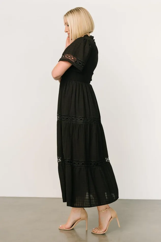 Baltic Born Maxi Dresses Loveland Geo Lace Maxi Dress Black 8211 Women Baltic Born Maxi Dresses Loveland Geo Lace Maxi Dress Black 8211 Women