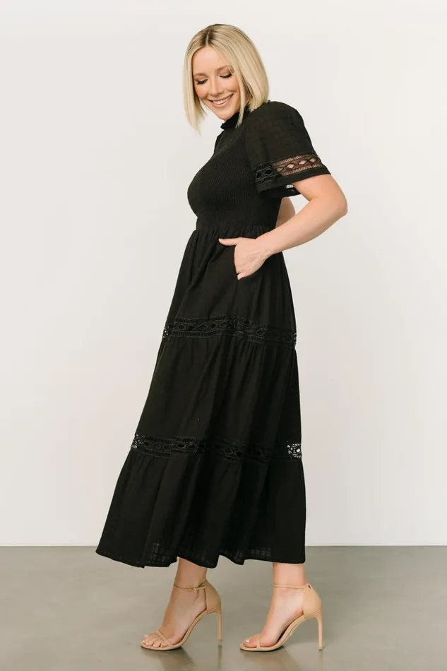 Baltic Born Maxi Dresses Loveland Geo Lace Maxi Dress Black 8211 Women Baltic Born Maxi Dresses Loveland Geo Lace Maxi Dress Black 8211 Women