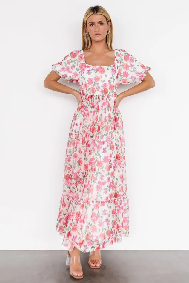 Baltic Born Maxi Dresses Margo Maxi Dress Pink Multi Floral 8211 Women