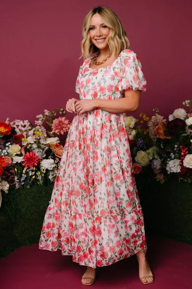 Baltic Born Maxi Dresses Margo Maxi Dress Pink Multi Floral 8211 Women Baltic Born Maxi Dresses Margo Maxi Dress Pink Multi Floral 8211 Women