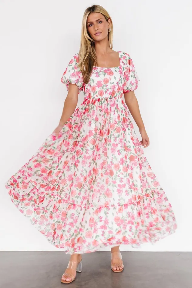 Baltic Born Maxi Dresses Margo Maxi Dress Pink Multi Floral 8211 Women Baltic Born Maxi Dresses Margo Maxi Dress Pink Multi Floral 8211 Women