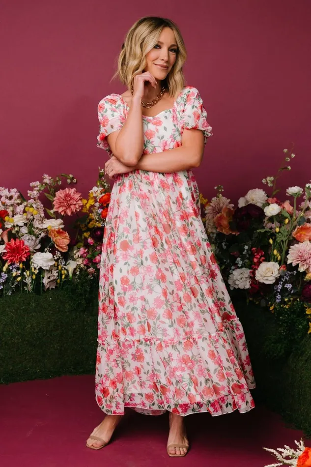 Baltic Born Maxi Dresses Margo Maxi Dress Pink Multi Floral 8211 Women Baltic Born Maxi Dresses Margo Maxi Dress Pink Multi Floral 8211 Women