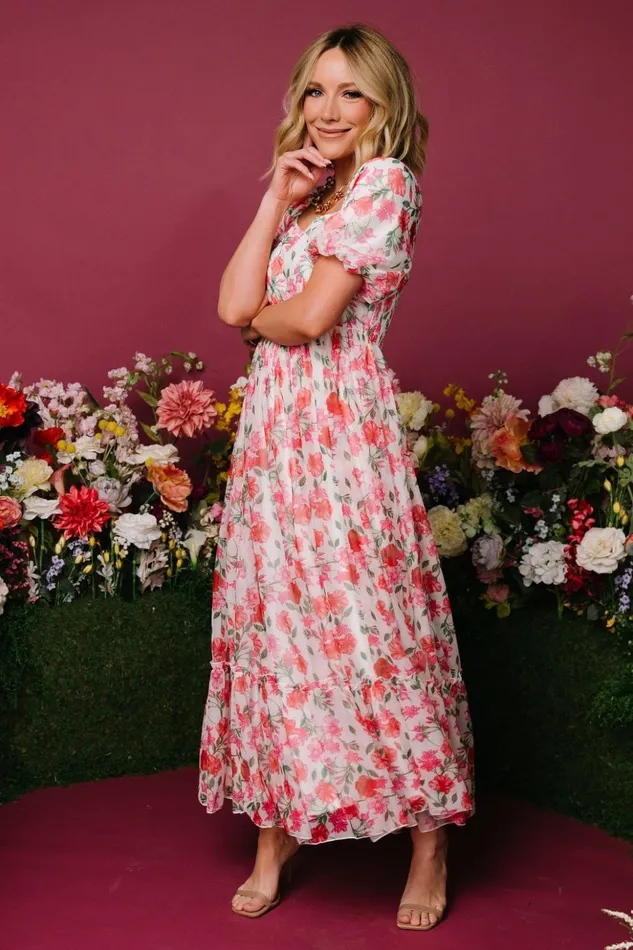Baltic Born Maxi Dresses Margo Maxi Dress Pink Multi Floral 8211 Women Baltic Born Maxi Dresses Margo Maxi Dress Pink Multi Floral 8211 Women