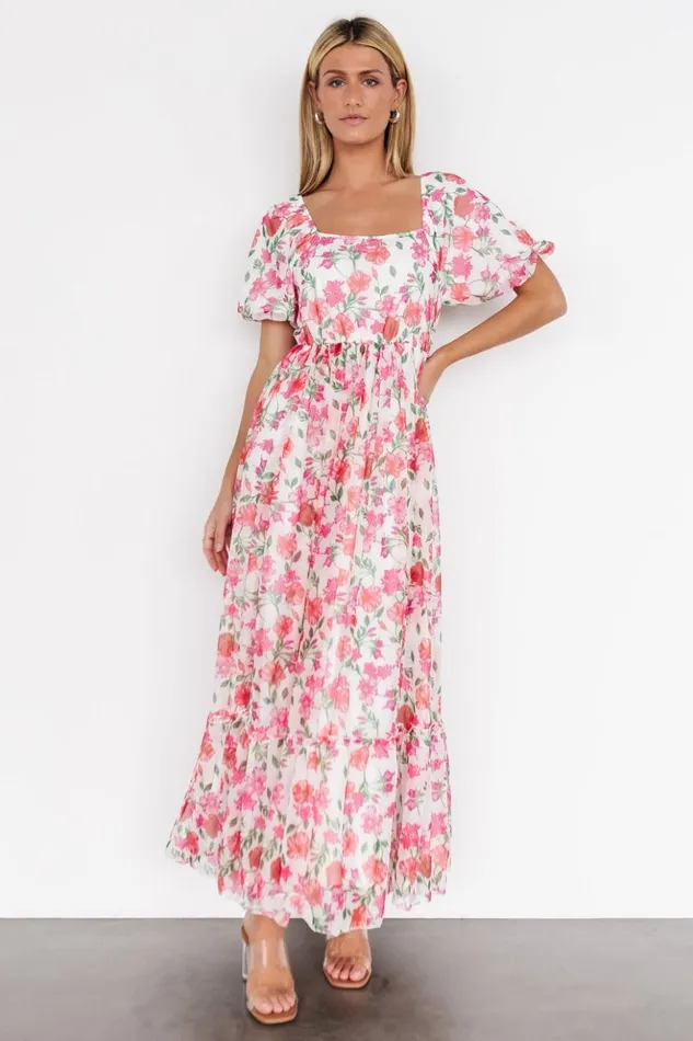 Baltic Born Maxi Dresses Margo Maxi Dress Pink Multi Floral 8211 Women Baltic Born Maxi Dresses Margo Maxi Dress Pink Multi Floral 8211 Women