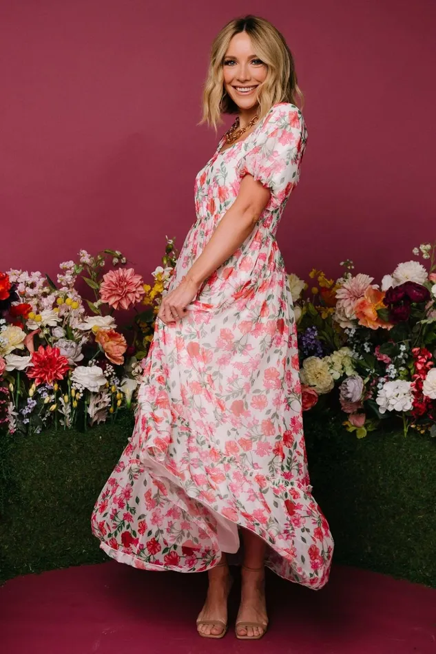 Baltic Born Maxi Dresses Margo Maxi Dress Pink Multi Floral 8211 Women Baltic Born Maxi Dresses Margo Maxi Dress Pink Multi Floral 8211 Women
