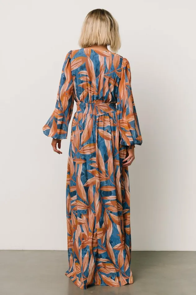 Baltic Born Maxi Dresses Middleton Maxi Dress Blue Camel Print 8211 Women Baltic Born Maxi Dresses Middleton Maxi Dress Blue Camel Print 8211 Women