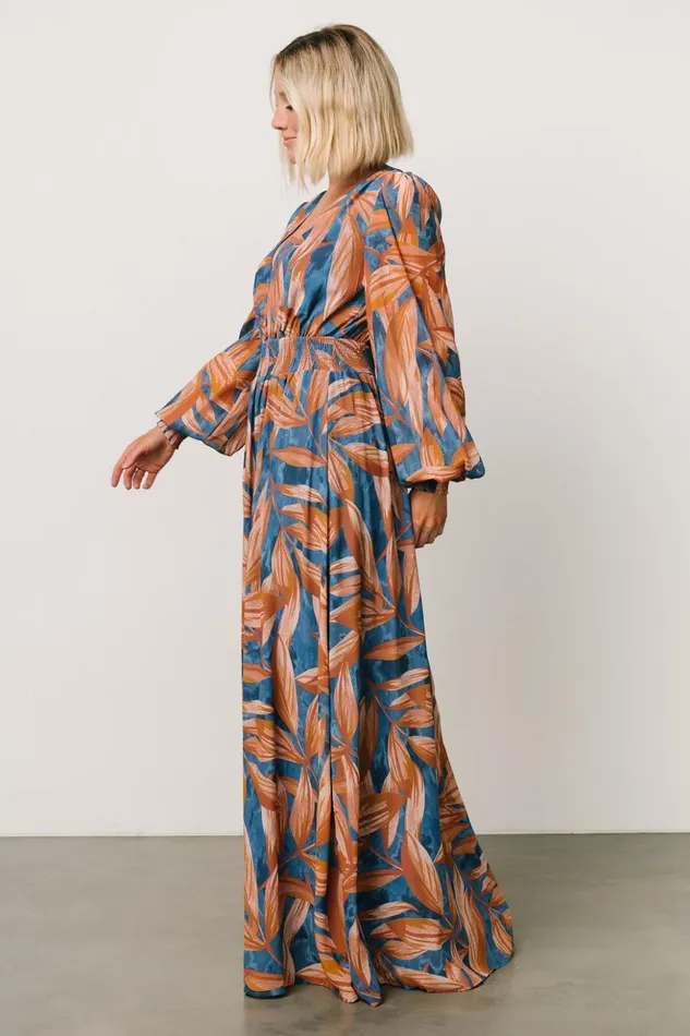 Baltic Born Maxi Dresses Middleton Maxi Dress Blue Camel Print 8211 Women Baltic Born Maxi Dresses Middleton Maxi Dress Blue Camel Print 8211 Women