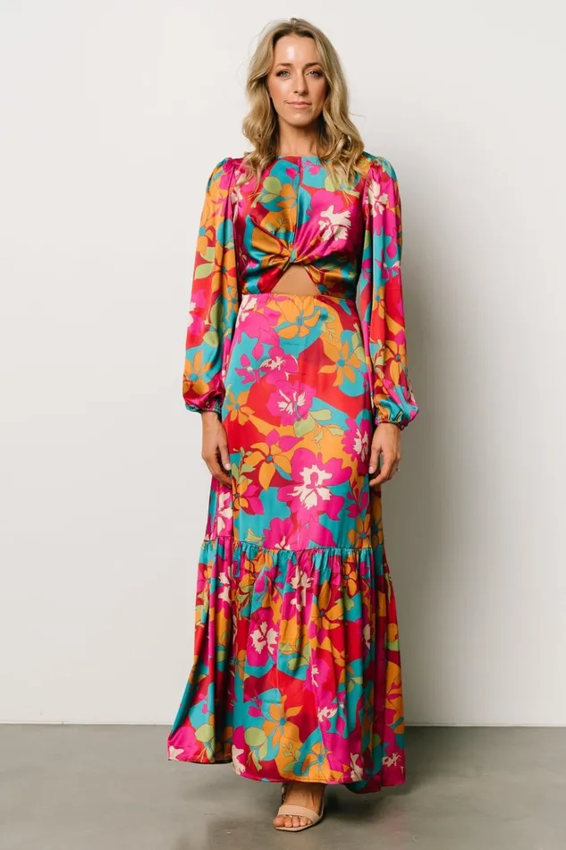 Baltic Born Maxi Dresses Paradisia Cut Out Maxi Dress Multi 8211 Women