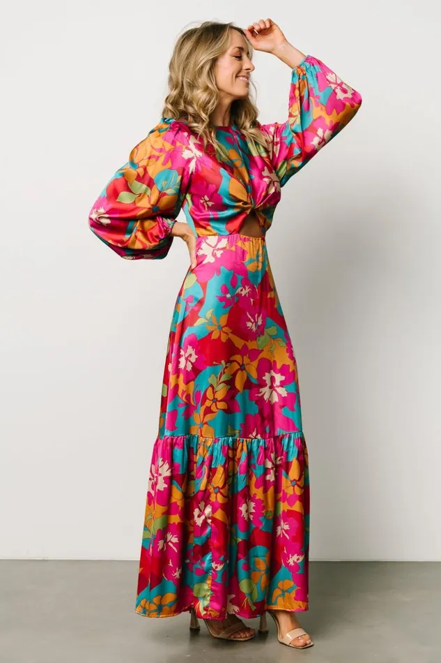 Baltic Born Maxi Dresses Paradisia Cut Out Maxi Dress Multi 8211 Women Baltic Born Maxi Dresses Paradisia Cut Out Maxi Dress Multi 8211 Women