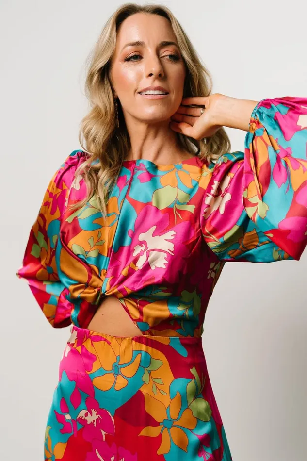 Baltic Born Maxi Dresses Paradisia Cut Out Maxi Dress Multi 8211 Women Baltic Born Maxi Dresses Paradisia Cut Out Maxi Dress Multi 8211 Women