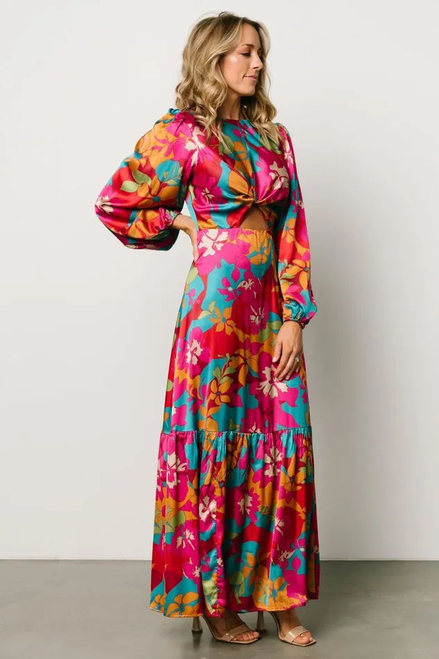 Baltic Born Maxi Dresses Paradisia Cut Out Maxi Dress Multi 8211 Women Baltic Born Maxi Dresses Paradisia Cut Out Maxi Dress Multi 8211 Women