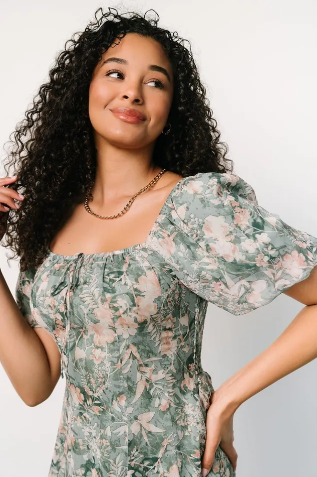 Baltic Born Maxi Dresses Raelynn Maxi Dress Sage Floral 8211 Women Baltic Born Maxi Dresses Raelynn Maxi Dress Sage Floral 8211 Women
