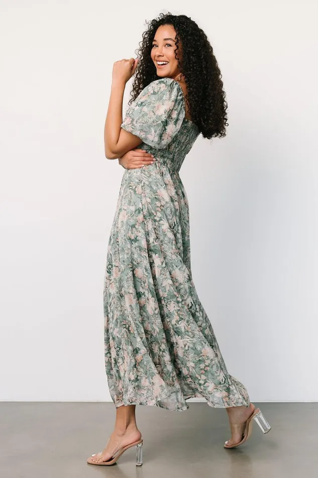 Baltic Born Maxi Dresses Raelynn Maxi Dress Sage Floral 8211 Women Baltic Born Maxi Dresses Raelynn Maxi Dress Sage Floral 8211 Women