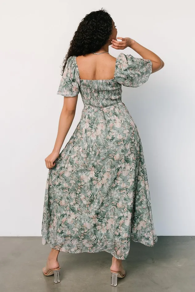 Baltic Born Maxi Dresses Raelynn Maxi Dress Sage Floral 8211 Women Baltic Born Maxi Dresses Raelynn Maxi Dress Sage Floral 8211 Women