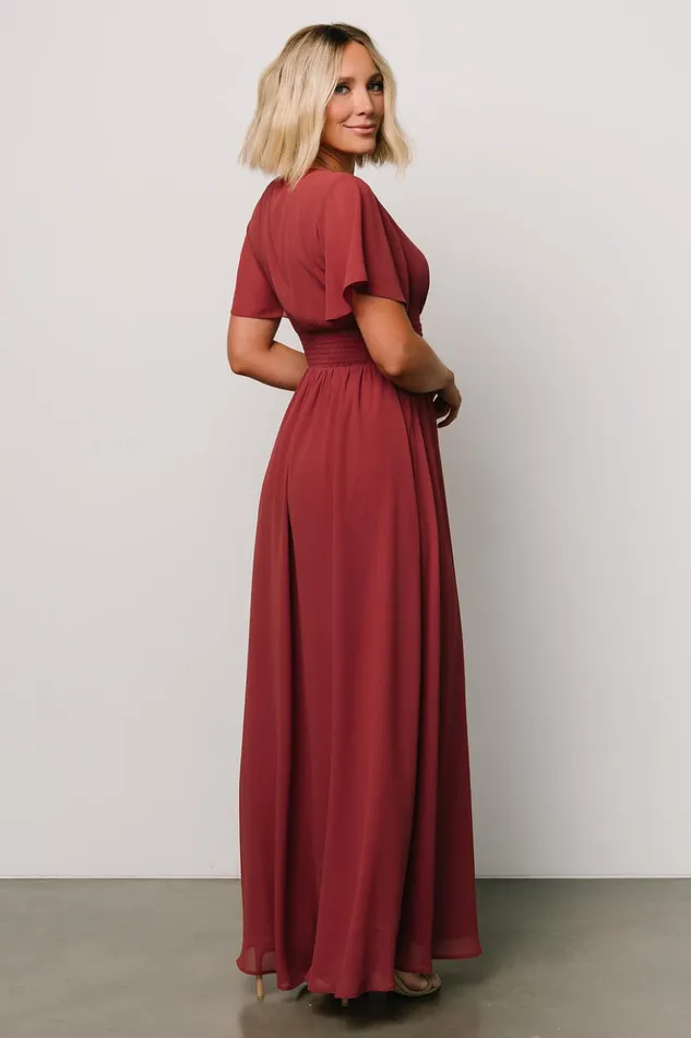 Baltic Born Maxi Dresses Ramona Maxi Dress Terracotta 8211 Women Baltic Born Maxi Dresses Ramona Maxi Dress Terracotta 8211 Women