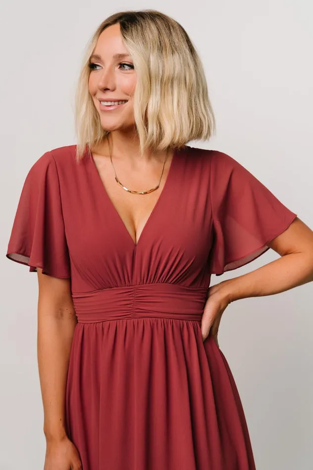 Baltic Born Maxi Dresses Ramona Maxi Dress Terracotta 8211 Women Baltic Born Maxi Dresses Ramona Maxi Dress Terracotta 8211 Women