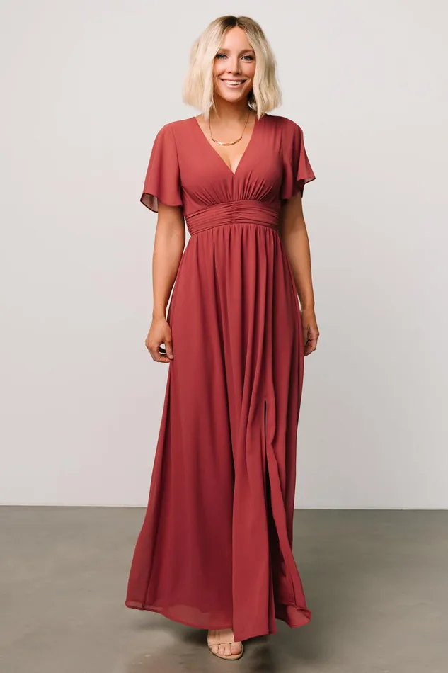 Baltic Born Maxi Dresses Ramona Maxi Dress Terracotta 8211 Women Baltic Born Maxi Dresses Ramona Maxi Dress Terracotta 8211 Women