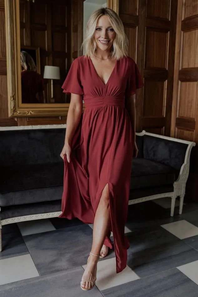 Baltic Born Maxi Dresses Ramona Maxi Dress Terracotta 8211 Women Baltic Born Maxi Dresses Ramona Maxi Dress Terracotta 8211 Women