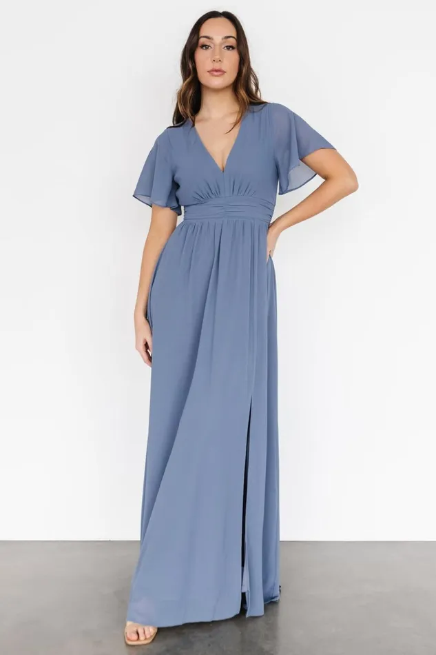 Baltic Born Maxi Dresses Ramona Maxi Dress Whisper Blue 8211 Women Baltic Born Maxi Dresses Ramona Maxi Dress Whisper Blue 8211 Women