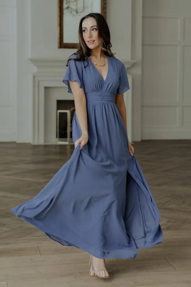 Baltic Born Maxi Dresses Ramona Maxi Dress Whisper Blue 8211 Women Baltic Born Maxi Dresses Ramona Maxi Dress Whisper Blue 8211 Women