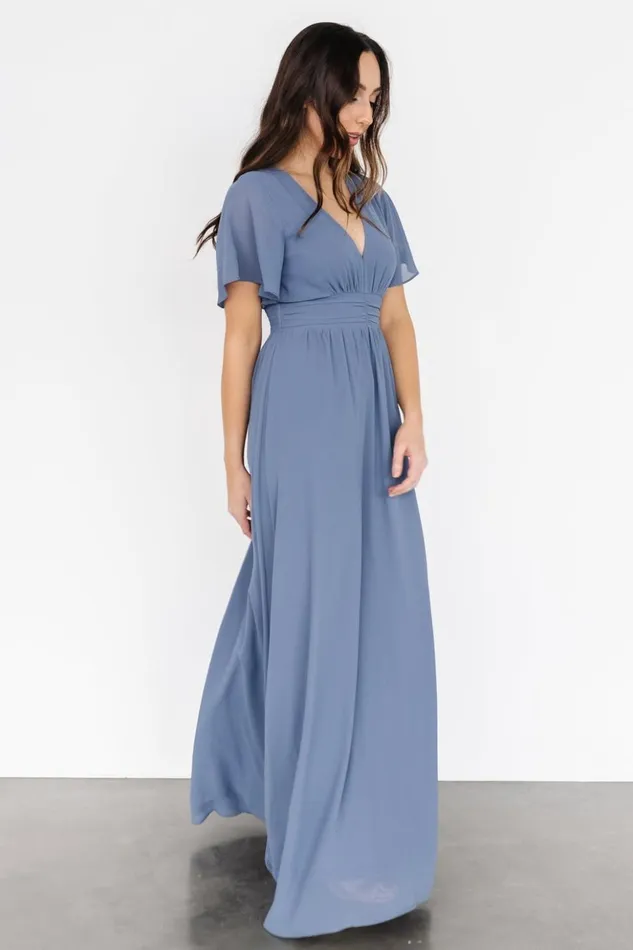 Baltic Born Maxi Dresses Ramona Maxi Dress Whisper Blue 8211 Women Baltic Born Maxi Dresses Ramona Maxi Dress Whisper Blue 8211 Women