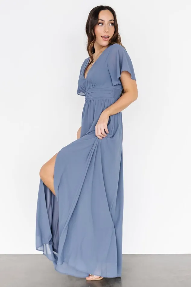 Baltic Born Maxi Dresses Ramona Maxi Dress Whisper Blue 8211 Women Baltic Born Maxi Dresses Ramona Maxi Dress Whisper Blue 8211 Women