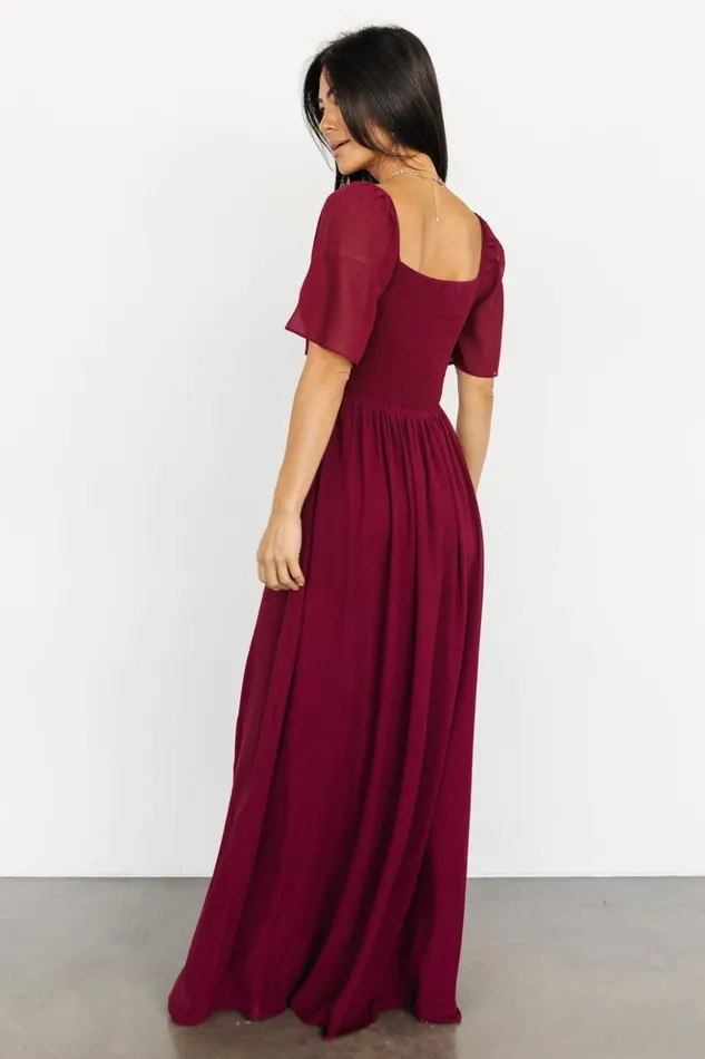 Baltic Born Maxi Dresses Sierra Sweetheart Maxi Dress Mulberry 8211 Women Baltic Born Maxi Dresses Sierra Sweetheart Maxi Dress Mulberry 8211 Women