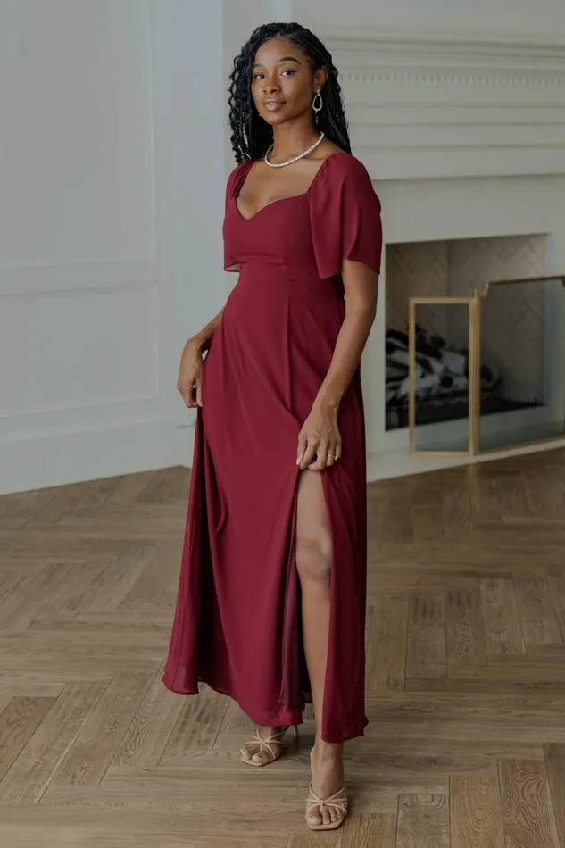 Baltic Born Maxi Dresses Sierra Sweetheart Maxi Dress Mulberry 8211 Women Baltic Born Maxi Dresses Sierra Sweetheart Maxi Dress Mulberry 8211 Women