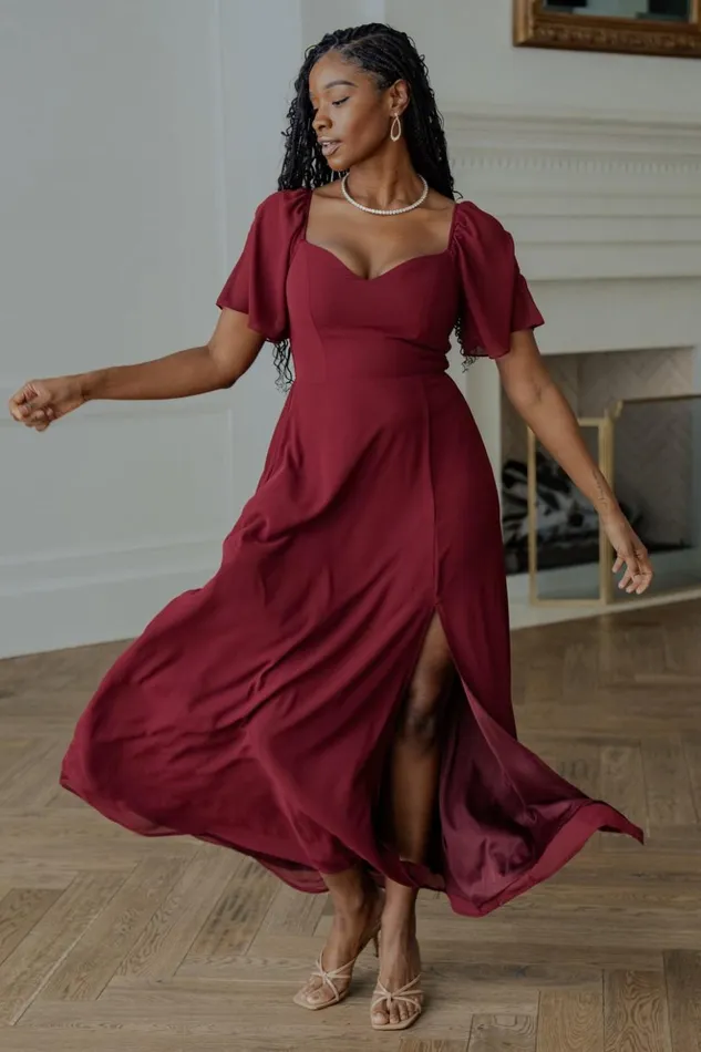 Baltic Born Maxi Dresses Sierra Sweetheart Maxi Dress Mulberry 8211 Women Baltic Born Maxi Dresses Sierra Sweetheart Maxi Dress Mulberry 8211 Women