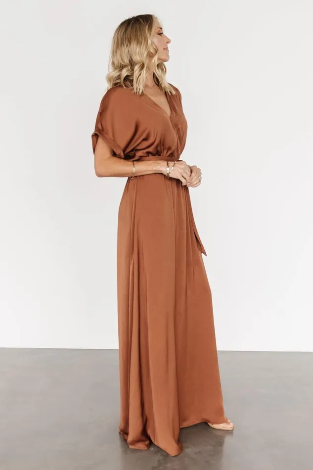 Baltic Born Maxi Dresses Sorenson Maxi Dress Bronze 8211 Women
