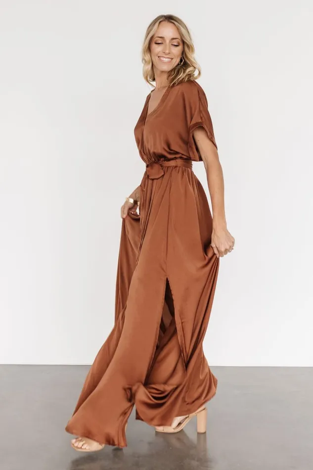 Baltic Born Maxi Dresses Sorenson Maxi Dress Bronze 8211 Women Baltic Born Maxi Dresses Sorenson Maxi Dress Bronze 8211 Women