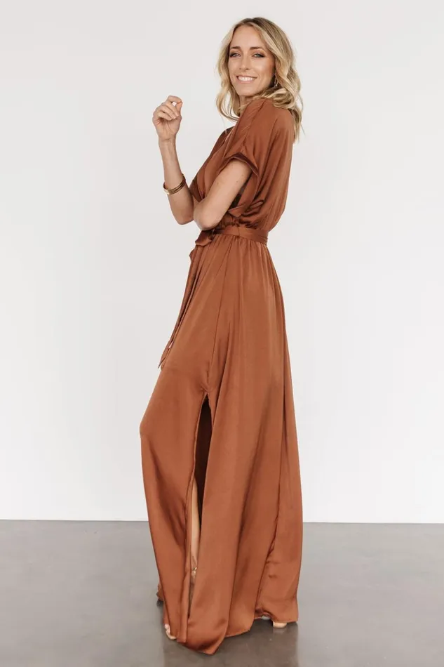 Baltic Born Maxi Dresses Sorenson Maxi Dress Bronze 8211 Women Baltic Born Maxi Dresses Sorenson Maxi Dress Bronze 8211 Women
