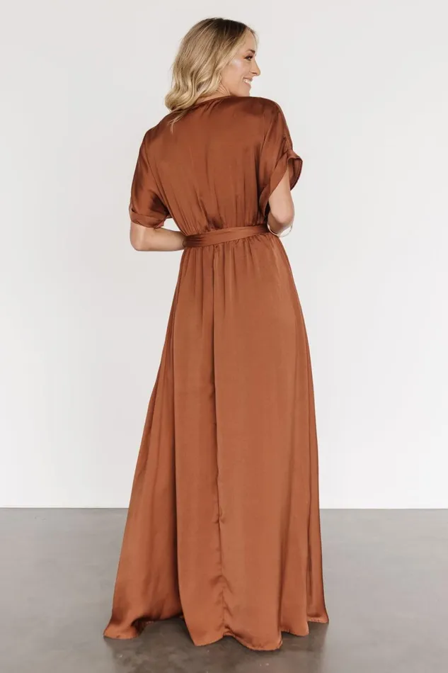 Baltic Born Maxi Dresses Sorenson Maxi Dress Bronze 8211 Women Baltic Born Maxi Dresses Sorenson Maxi Dress Bronze 8211 Women