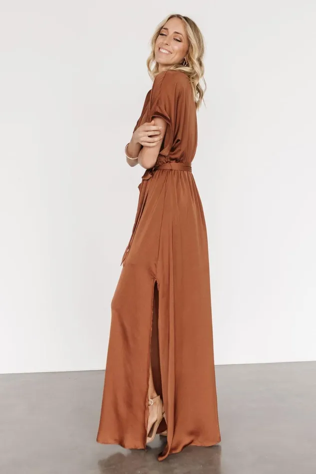 Baltic Born Maxi Dresses Sorenson Maxi Dress Bronze 8211 Women Baltic Born Maxi Dresses Sorenson Maxi Dress Bronze 8211 Women