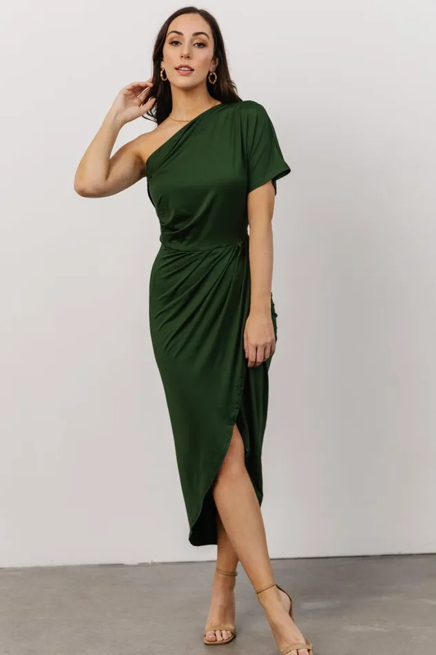 Baltic Born Midi Dresses Addison Midi Dress Green 8211 Women Baltic Born Midi Dresses Addison Midi Dress Green 8211 Women