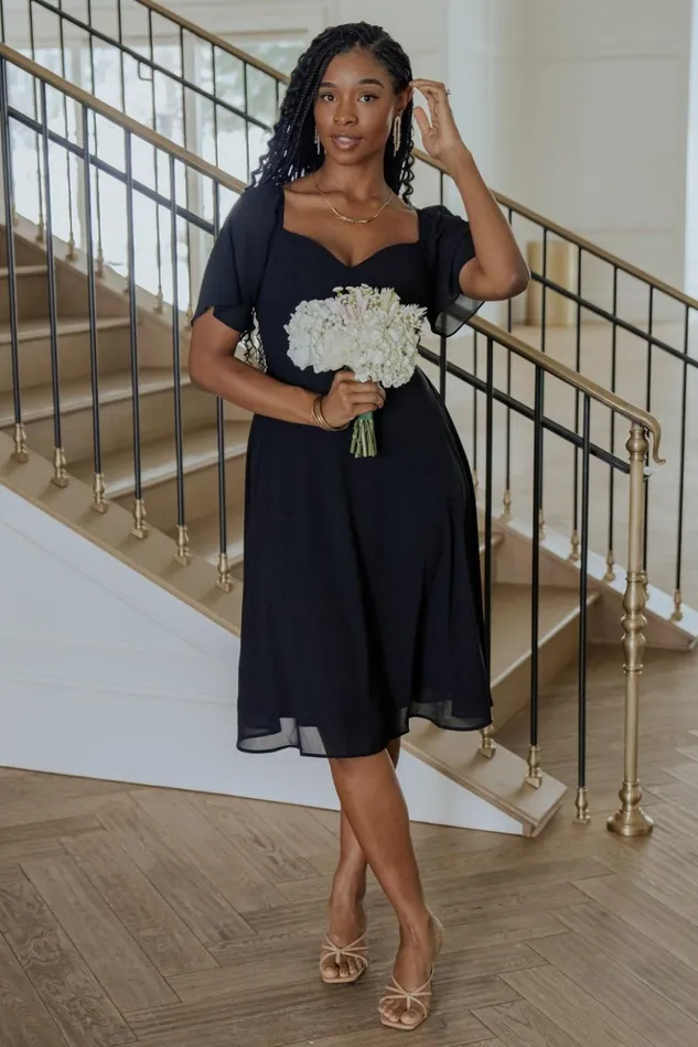Baltic Born Midi Dresses Colette Sweetheart Midi Dress Black 8211 Women Baltic Born Midi Dresses Colette Sweetheart Midi Dress Black 8211 Women