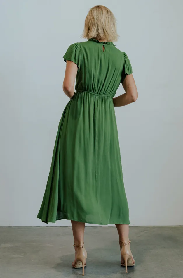 Baltic Born Midi Dresses Prestyn Midi Dress Green 8211 Women Baltic Born Midi Dresses Prestyn Midi Dress Green 8211 Women