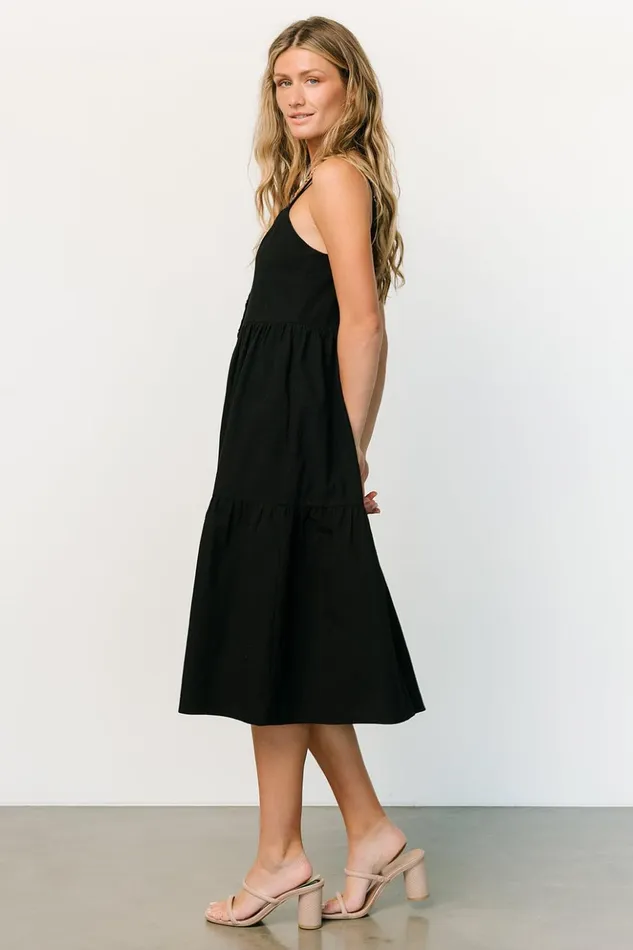 Baltic Born Midi Dresses Sammy Tank Midi Dress Black 8211 Women Baltic Born Midi Dresses Sammy Tank Midi Dress Black 8211 Women