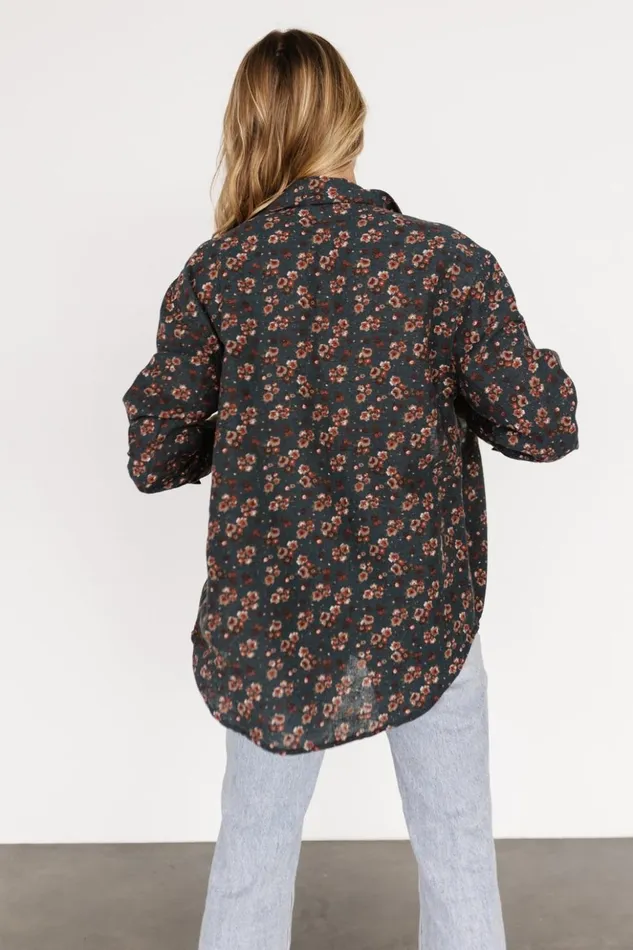 Baltic Born Outerwear Ada Shacket Jade Floral 8211 Women Baltic Born Outerwear Ada Shacket Jade Floral 8211 Women