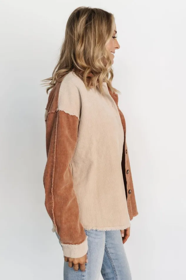 Baltic Born Outerwear Andes Corduroy Shacket Rust Natural 8211 Women Baltic Born Outerwear Andes Corduroy Shacket Rust Natural 8211 Women