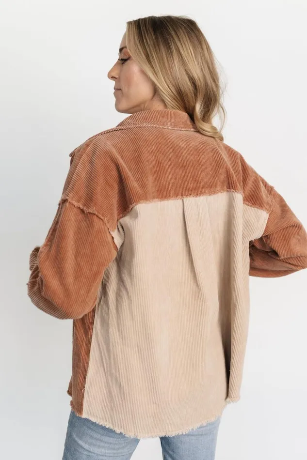 Baltic Born Outerwear Andes Corduroy Shacket Rust Natural 8211 Women Baltic Born Outerwear Andes Corduroy Shacket Rust Natural 8211 Women