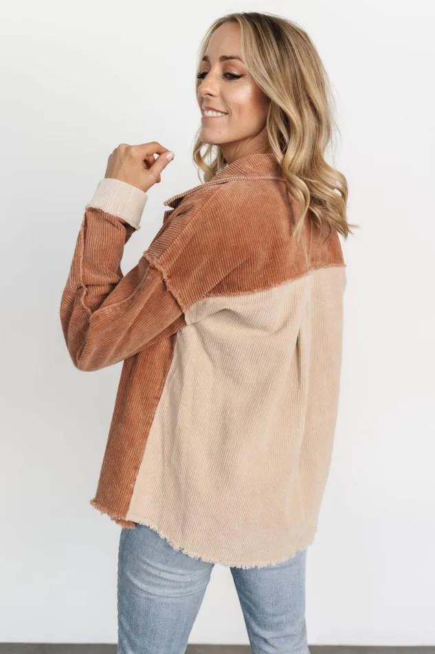 Baltic Born Outerwear Andes Corduroy Shacket Rust Natural 8211 Women Baltic Born Outerwear Andes Corduroy Shacket Rust Natural 8211 Women