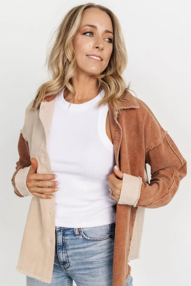 Baltic Born Outerwear Andes Corduroy Shacket Rust Natural 8211 Women Baltic Born Outerwear Andes Corduroy Shacket Rust Natural 8211 Women
