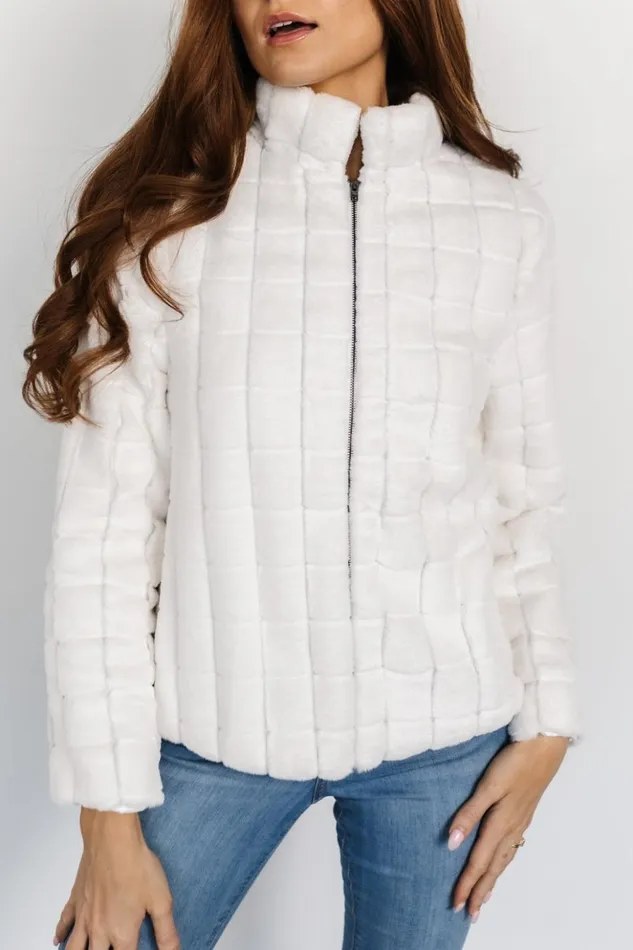 Baltic Born Outerwear Andrews Faux Fur Jacket Off White 8211 Women Baltic Born Outerwear Andrews Faux Fur Jacket Off White 8211 Women