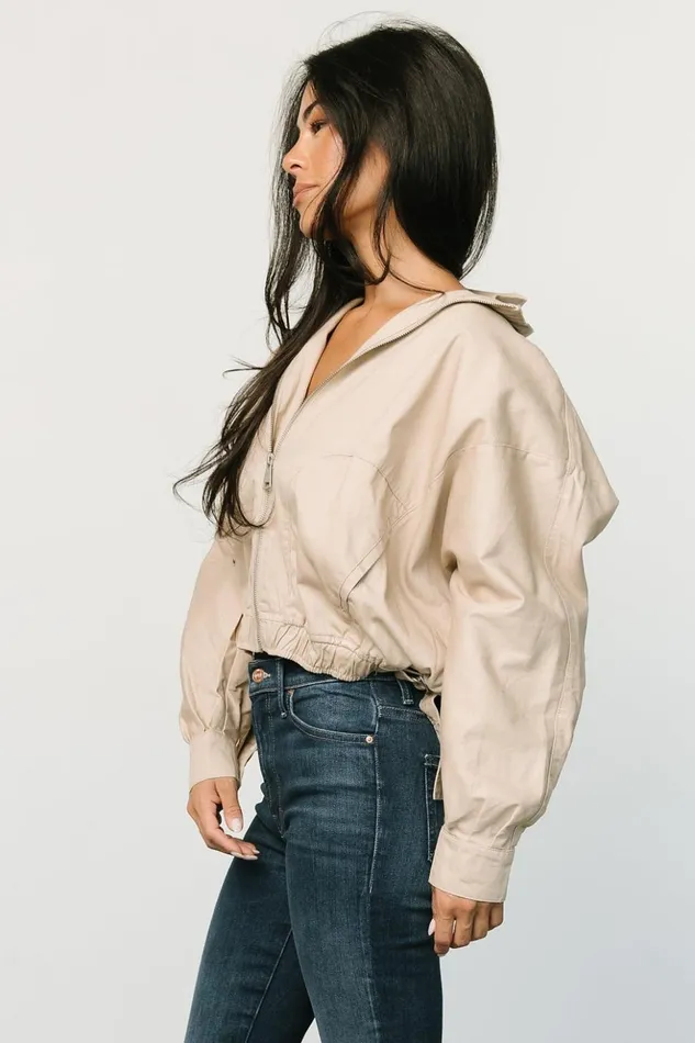 Baltic Born Outerwear Beckett Bomber Jacket Tan 8211 Women Baltic Born Outerwear Beckett Bomber Jacket Tan 8211 Women