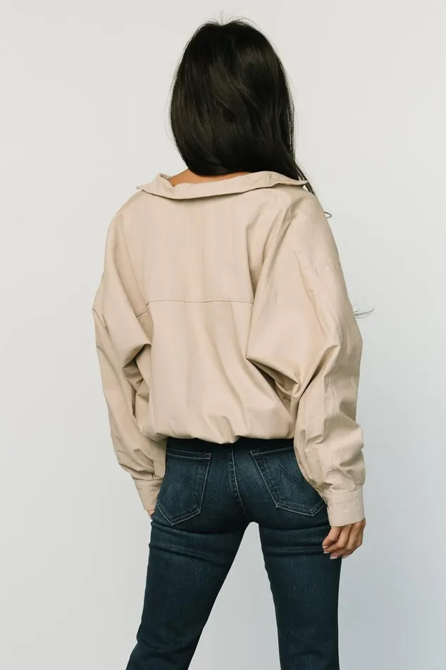 Baltic Born Outerwear Beckett Bomber Jacket Tan 8211 Women Baltic Born Outerwear Beckett Bomber Jacket Tan 8211 Women